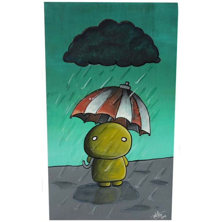 Rainy Day - Green by Zukie (Alison Perez)