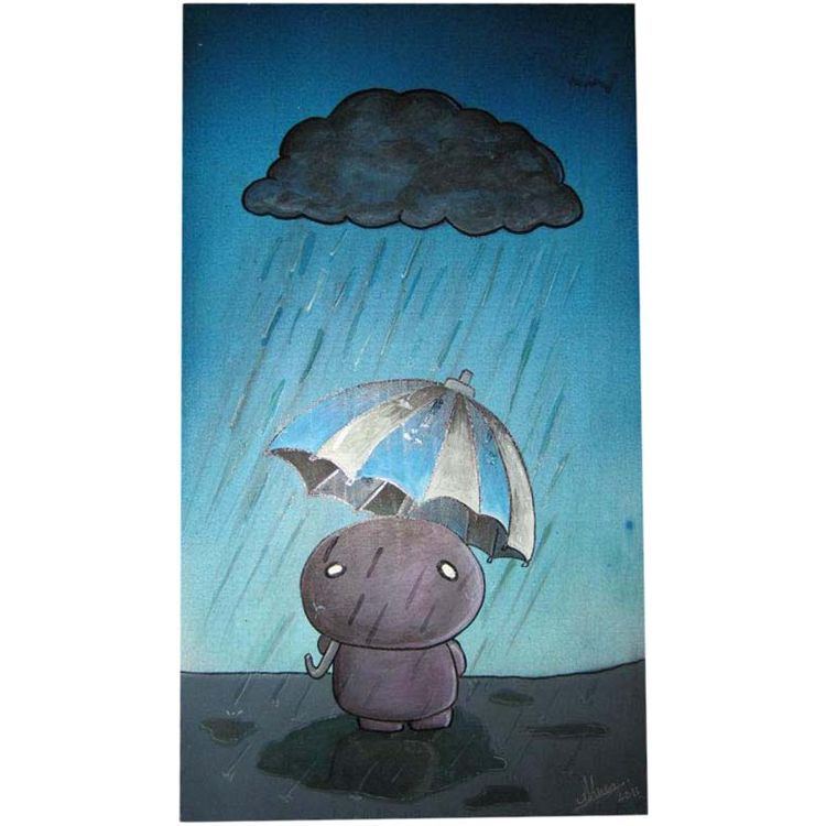 Rainy Day - Blue (1) by Zukie (Alison Perez)