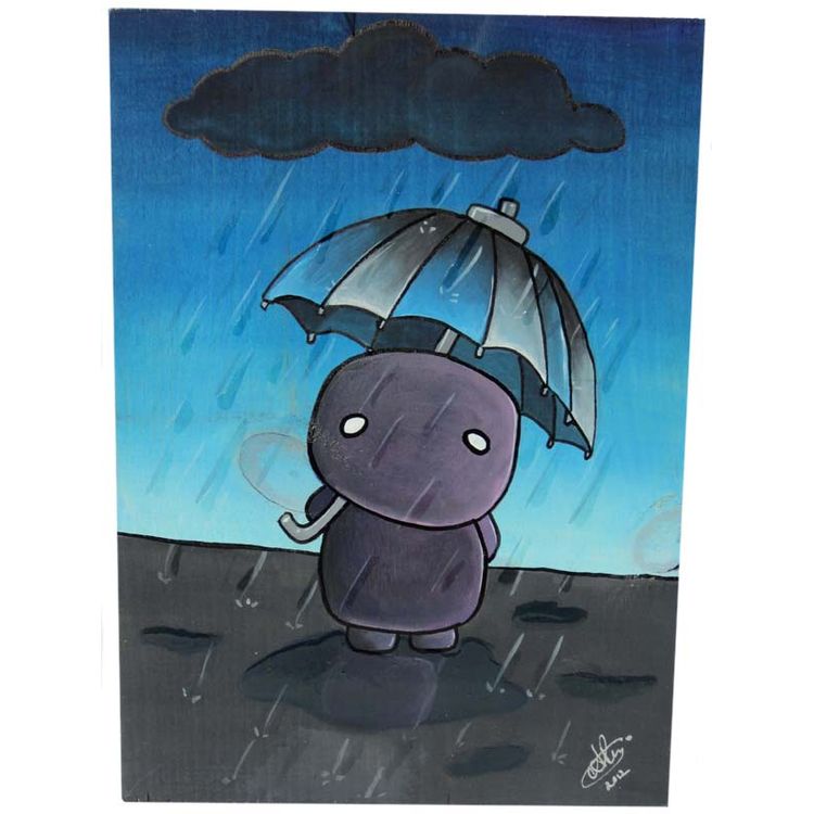 Rainy Day - Blue (2) by Zukie (Alison Perez)