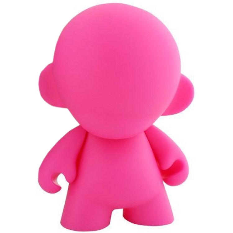 4'' Bright Pink DIY Munny by Kidrobot