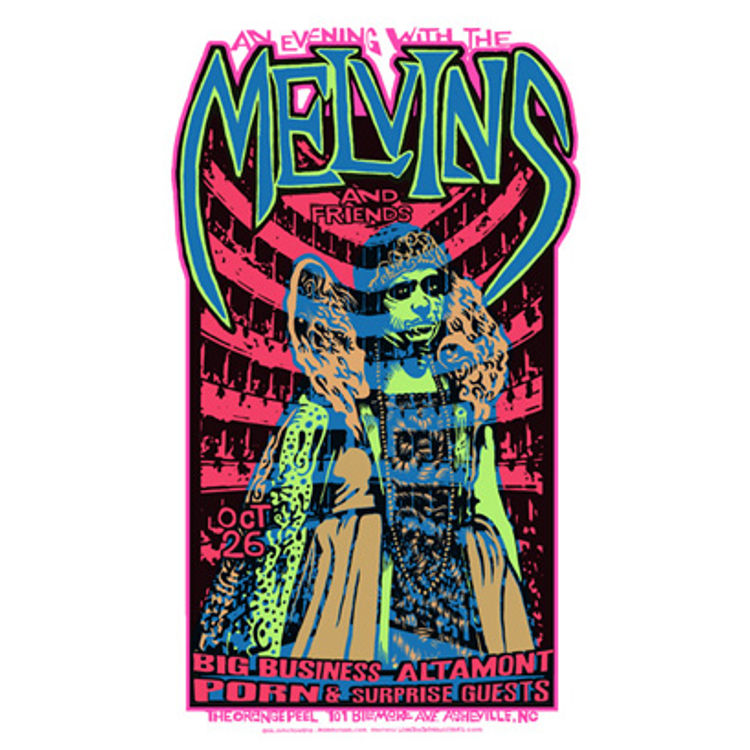 Melvins, Big Business, Altamont, Porn: Asheville by Monkeyink (John Howard)