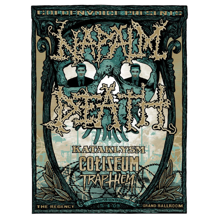 Napalm Death: San Francisco by Monkeyink (John Howard)