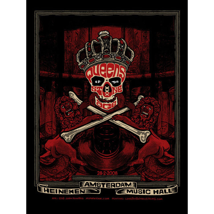 Queens of the Stone Age: Amsterdam, Heinekin Music Hall by Monkeyink (John Howard)