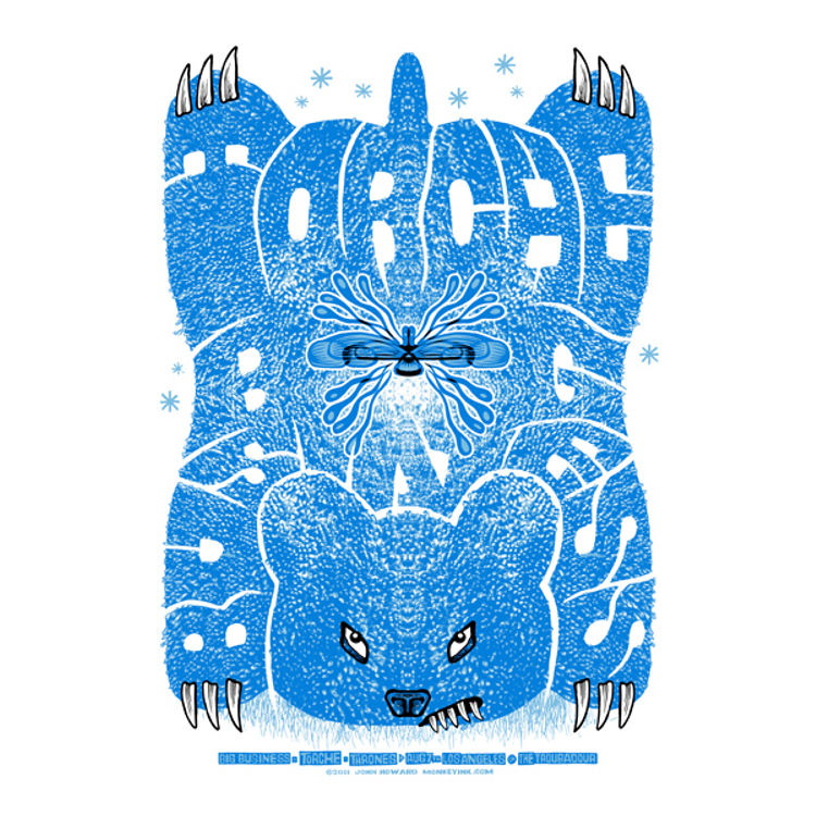 Torche, Big Business, Thrones by Monkeyink (John Howard)