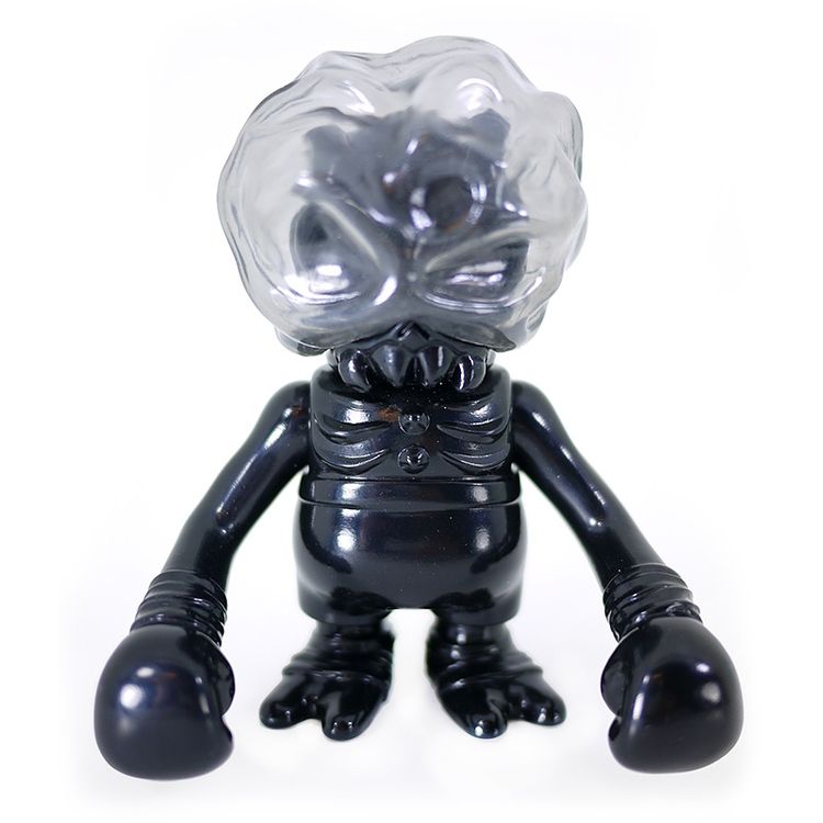 Skull Brain - Prototype 000 Black w/ Clear Hea by Secret Base