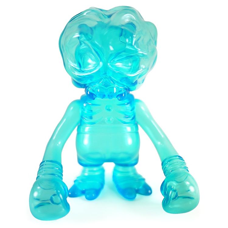 Skull Brain - Transparent Clear Blue by Secret Base