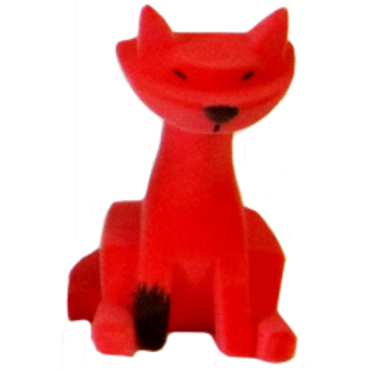 Kitty - Red Flocked by Ashley Wood