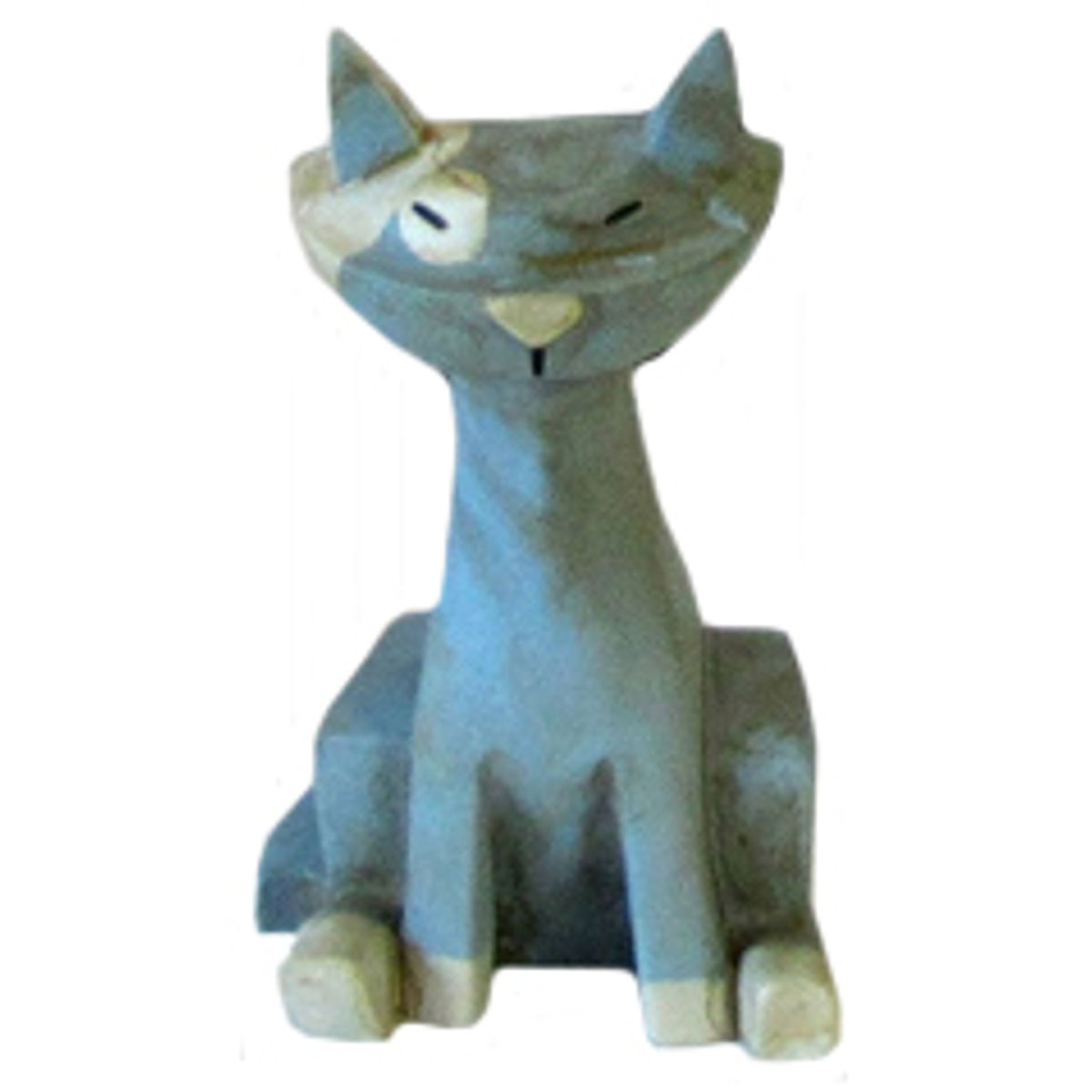 Kitty - Blue with White Dots