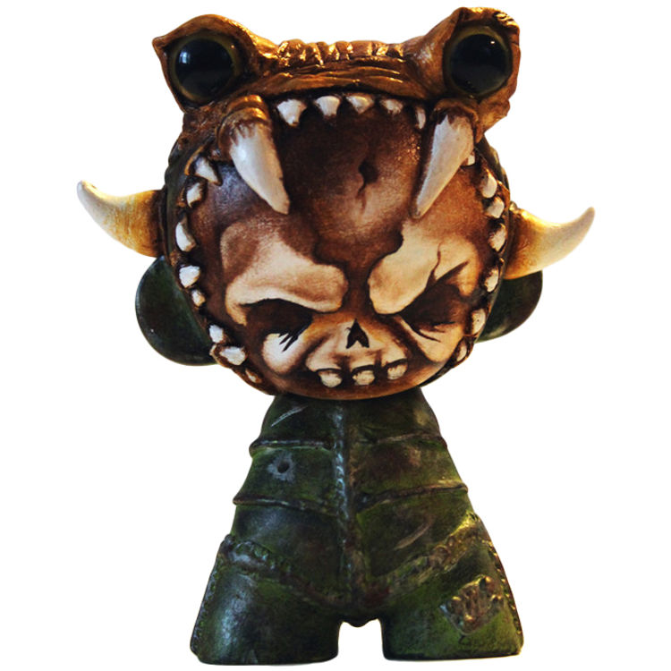 Oozie Huntmouth - Mini Munny by TazX