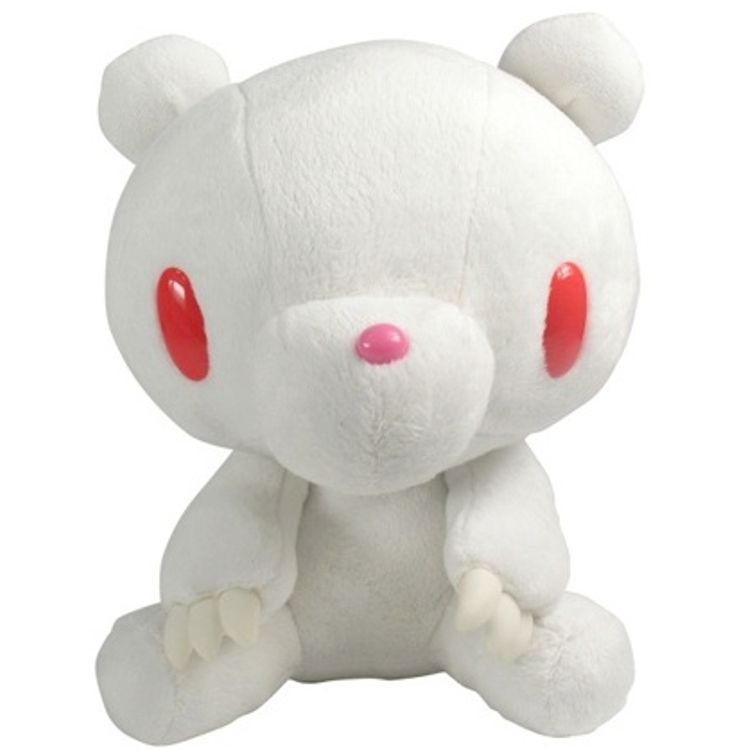 Gloomy Bear Sitting - White by Mori Chack