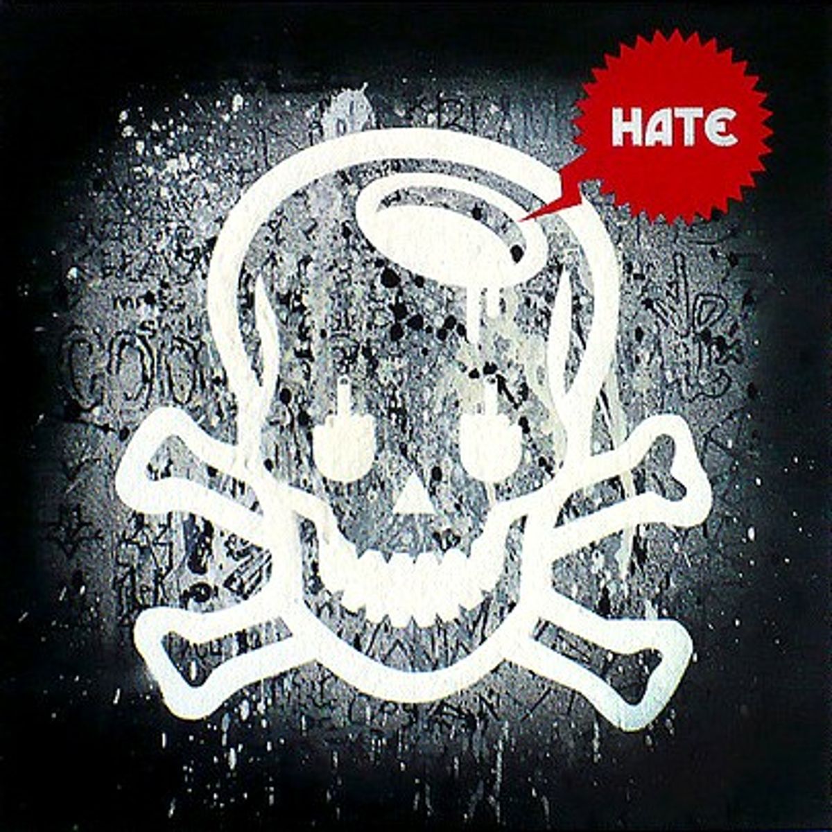 Skull tryptich - Hate