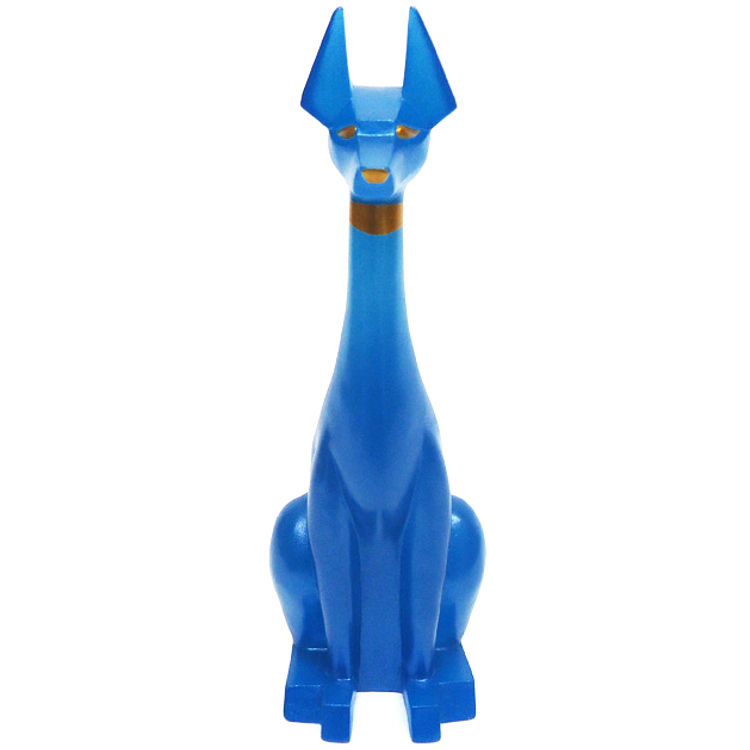 Pharaoh Hound - Blue Jade Tint Metallic by Eric Nocella Diaz