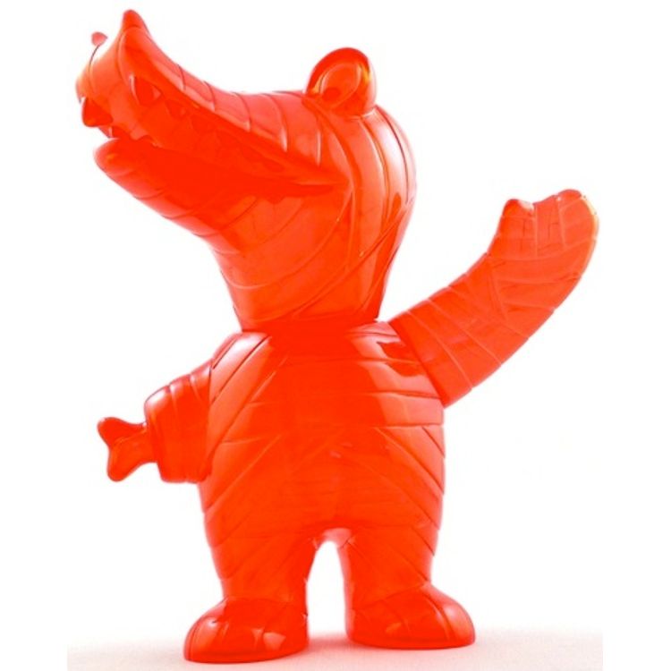 Mummy Gator - Clear Red Unpainted by Brian Flynn