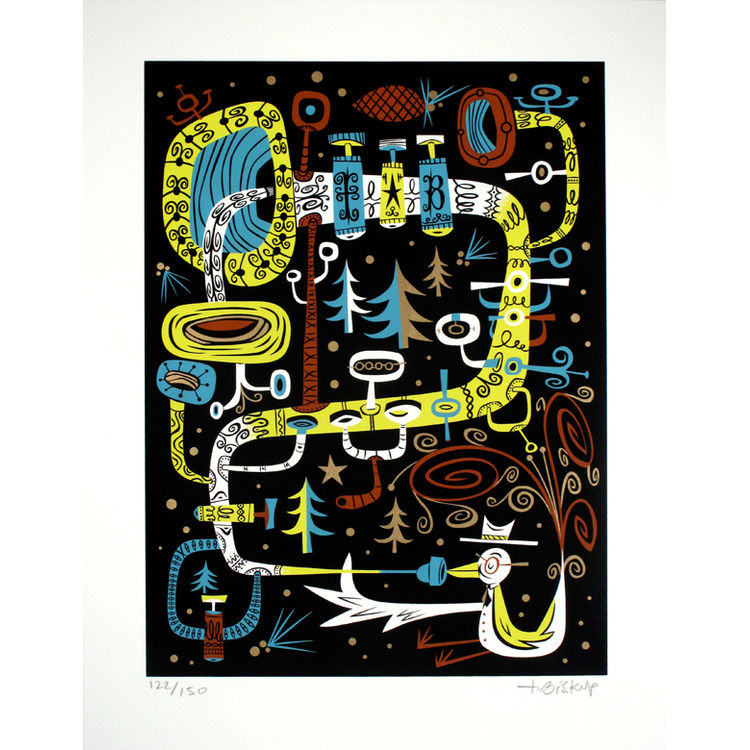 Blow Bird Blow by Tim Biskup