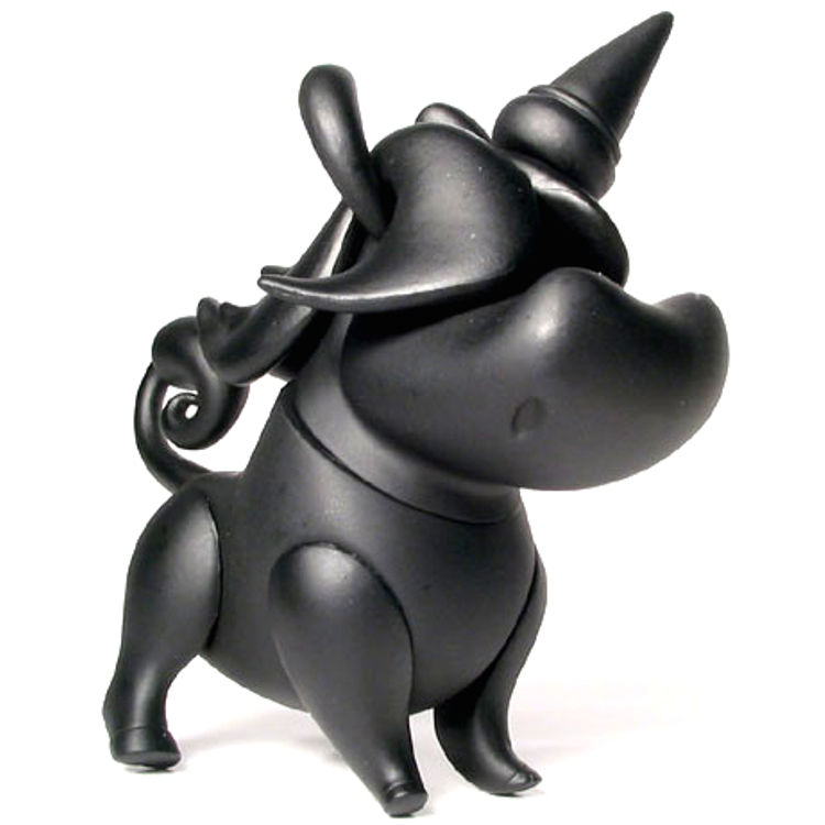 One Horn Beast - Black by PUSH