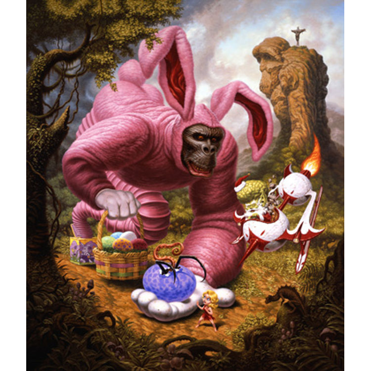 Ape Allegory by Todd Schorr