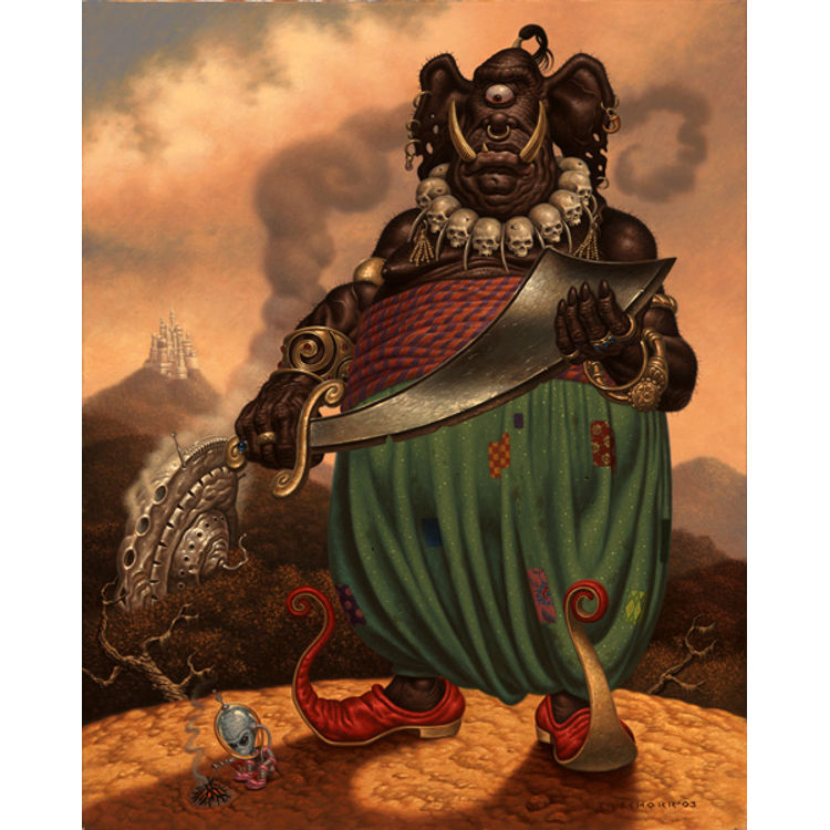 An Alien In The Land of Make Believe by Todd Schorr