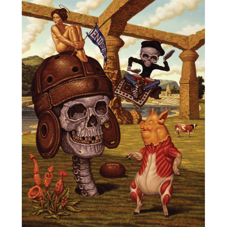 Pig Skin Glory by Todd Schorr