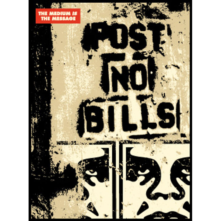 Post No Bills Collage (2000) by Obey Giant (Shepard Fairey)