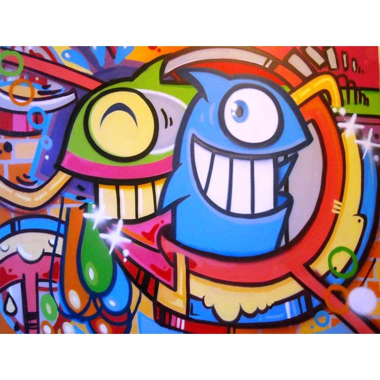 Graffiti Party by El Pez