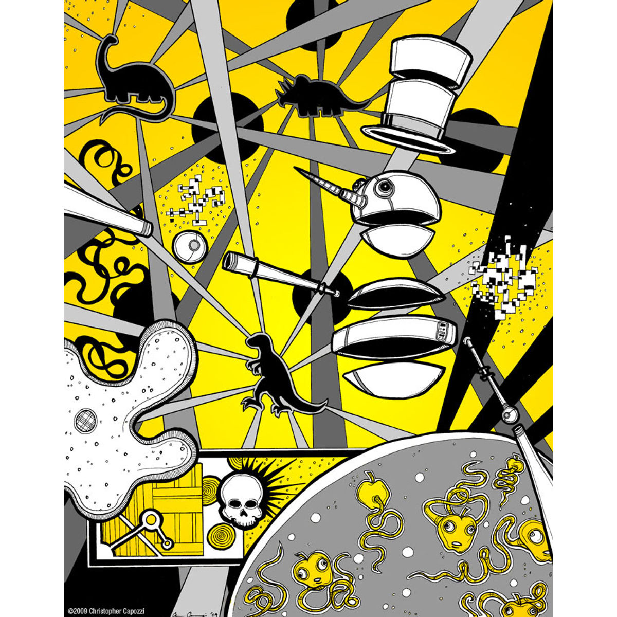 Snowman Dino Disco Battle