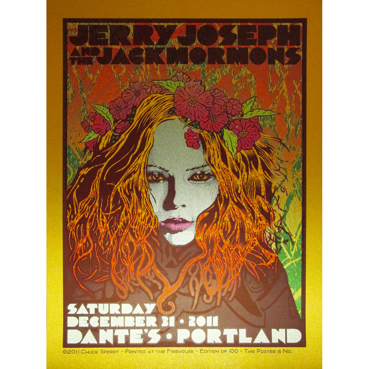 Jerry Joseph and the Jackmormons - Portland, OR, 2011 (Gold Variant)