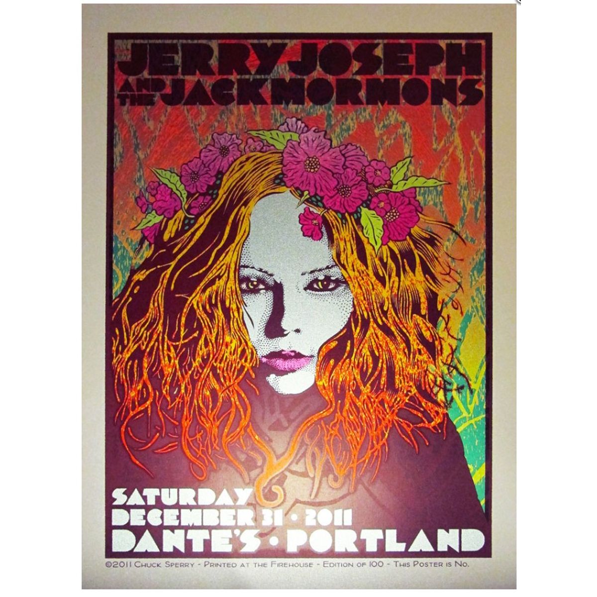 Jerry Joseph and the Jackmormons - Portland, OR, 2011 (Silver Variant)