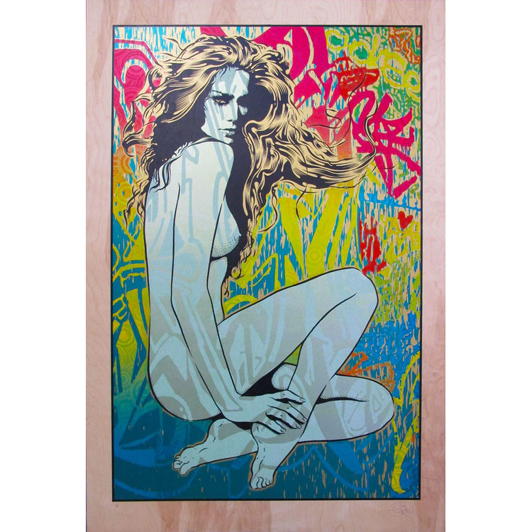 Chaos (Wood Panel) by Chuck Sperry