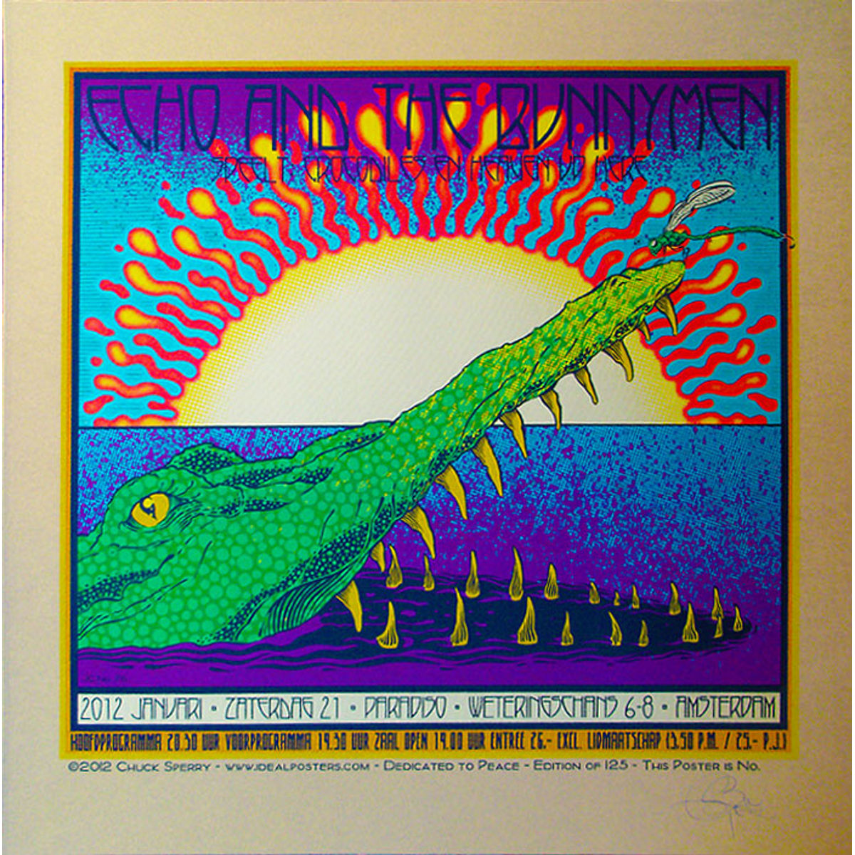 Echo And The Bunnymen - Amsterdam, 2012 (Gold Variant)