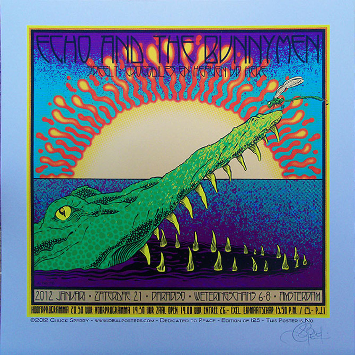 Echo And The Bunnymen - Amsterdam, 2012 (Silver Variant)