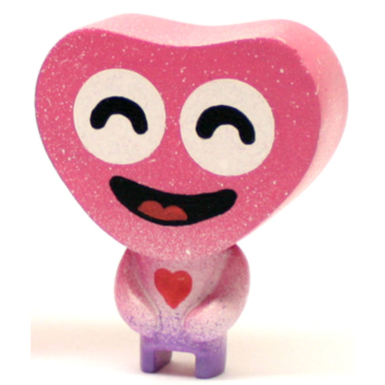 Valentine Tiny Hearthead - Pink by Tesselate