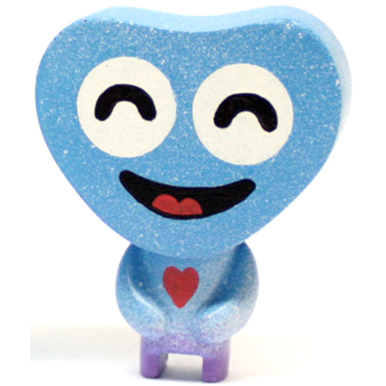 Valentine Tiny Hearthead - Blue by Tesselate