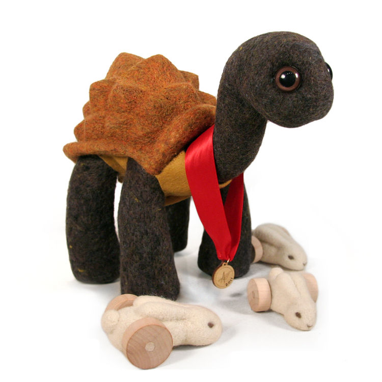 Tortoise & the Hares Plush Play Set by plushPLAY (Mariangela Tan)