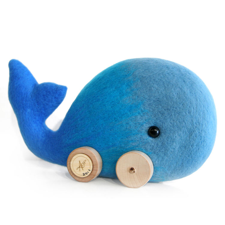 Wheeled Whale by plushPLAY (Mariangela Tan)