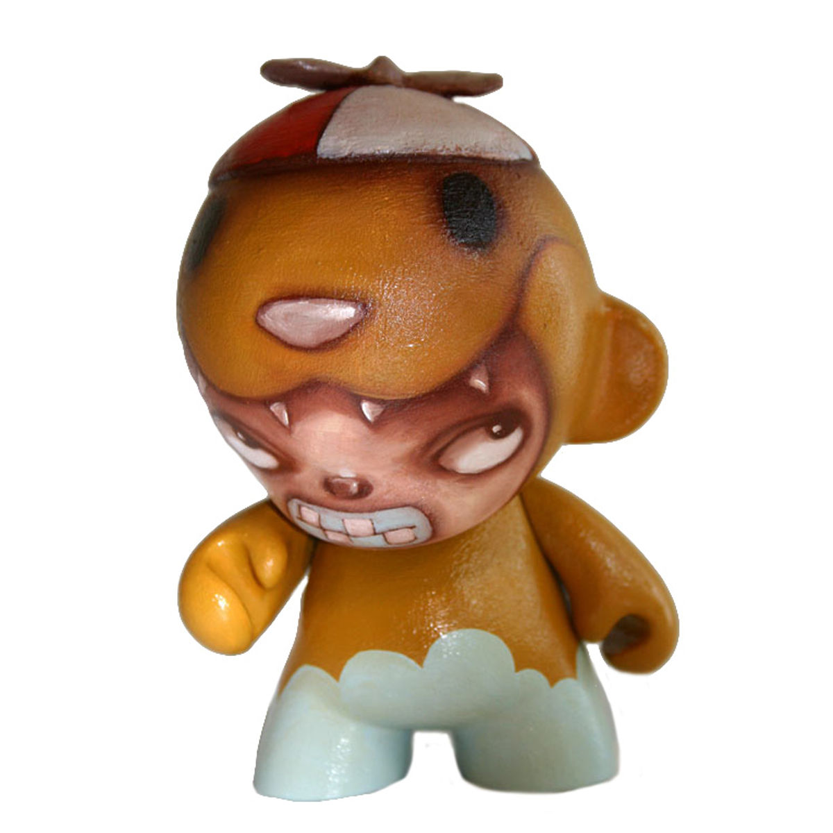 Boy in Brown Circus Bear Suit