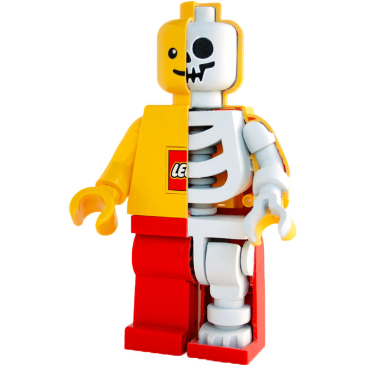 Lego Lego Skeleton by Jason Freeny