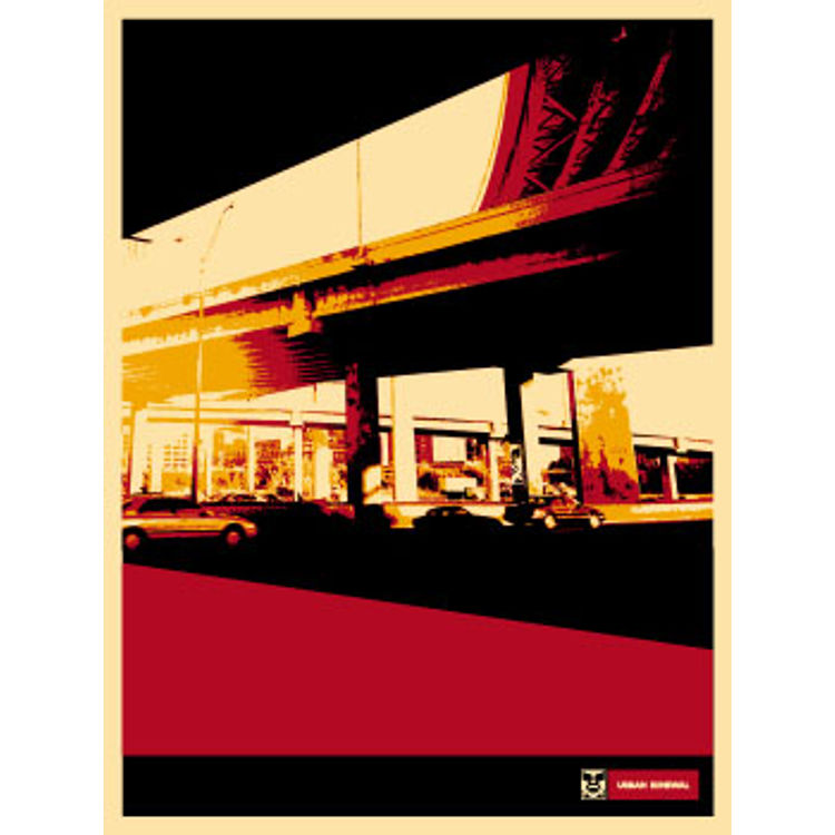 Dallas Highway Poster (2000) by Obey Giant (Shepard Fairey)