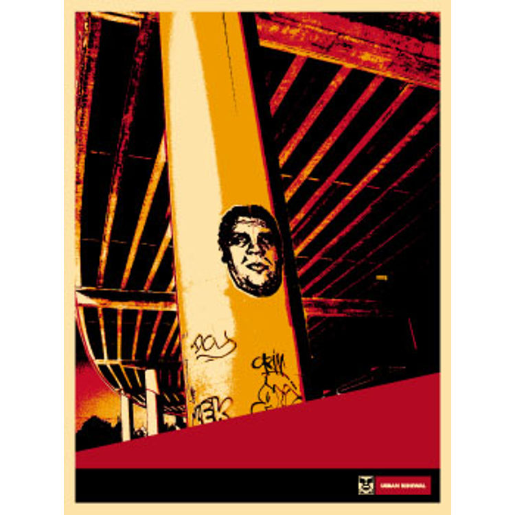 Tracks (2000) by Obey Giant (Shepard Fairey)