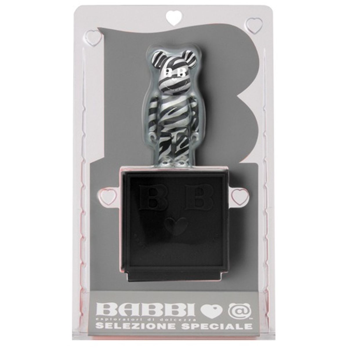 BABBI♥Be@rbrick - Zebra Argento 100%