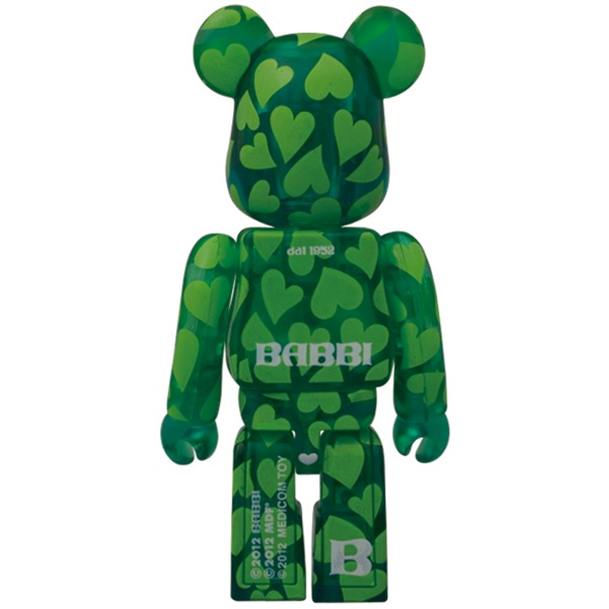BABBI♥Be@rbrick - Cuore Verde 100%