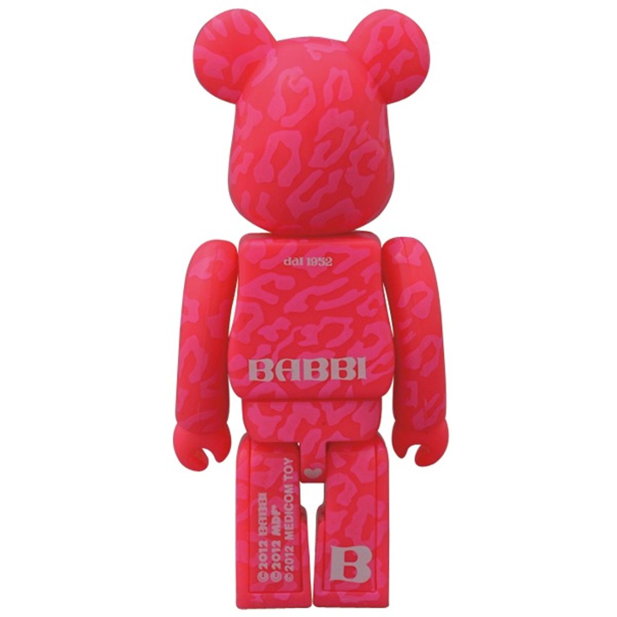 BABBI♥Be@rbrick - Leopard Fucsia 100%