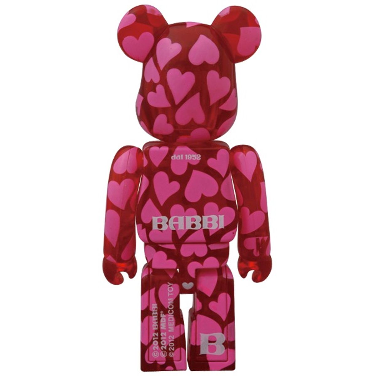 BABBI♥Be@rbrick - Cuore Rosso 100%
