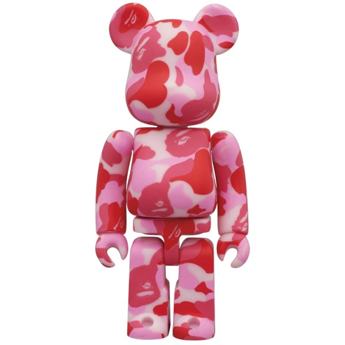 100% Pink Bape Camo Be@rbrick