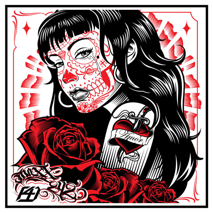 La Rosa Print (Red) by Maxx242
