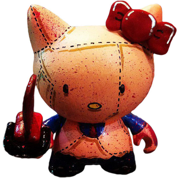 Hello Kitty Chainsaw Massacre by Hungry Ghost