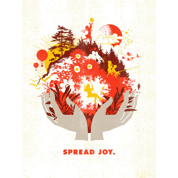 Spread Joy by Brad Davis