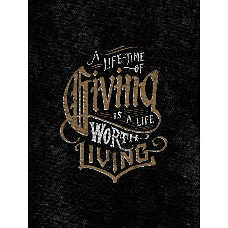 A Lifetime of Giving by Jon Contino