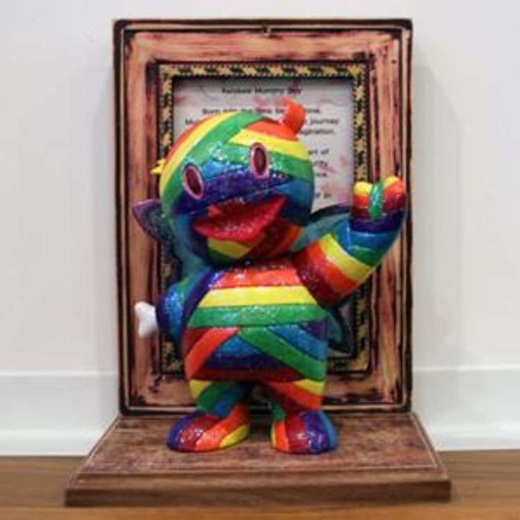 Rainbow Mummy Boy by Salamander