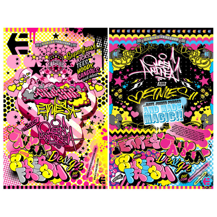 Etnies X Queen Andrea Collabo by Queen Andrea