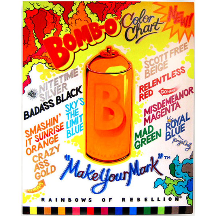 The Bomb-o Color Chart by Queen Andrea